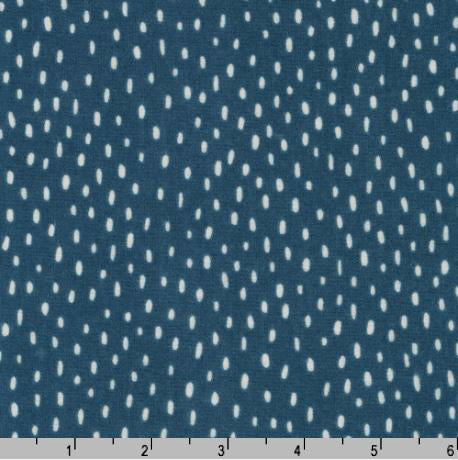 Cozy Cotton Flannel - Over the Moon SRKF-21897-77 Blueberry by Studio RK for Robert Kaufman Fabrics