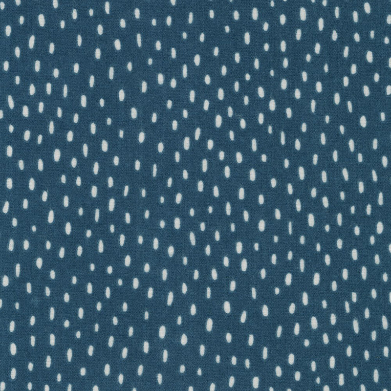 Cozy Cotton Flannel - Over the Moon SRKF-21897-77 Blueberry by Studio RK for Robert Kaufman Fabrics