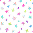 Crazy Kitties CKIT 5610 W Tossed Stars by Jeremiah Ketner for P&B Textiles
