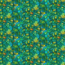 Creation DP25023-74 Dark Green Multi Bubble Texture by Tara Turner for Northcott