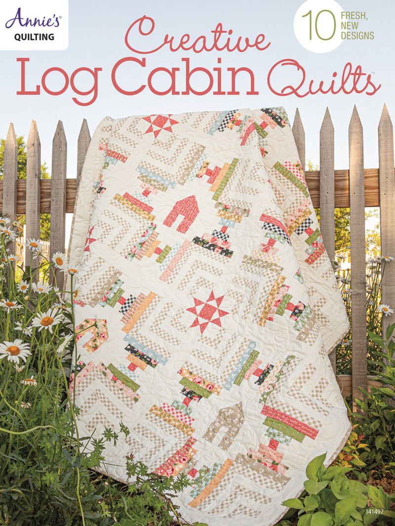 creative log cabin quilts front cover 1414971