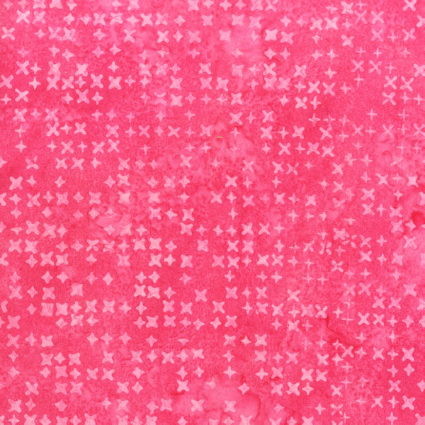 Criss Cross Batik 856Q-6 Strawberry by Anthology Fabrics
