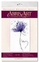 Cross Stitch Kit cover for Azure Color shows a stylized poppy on white background.
