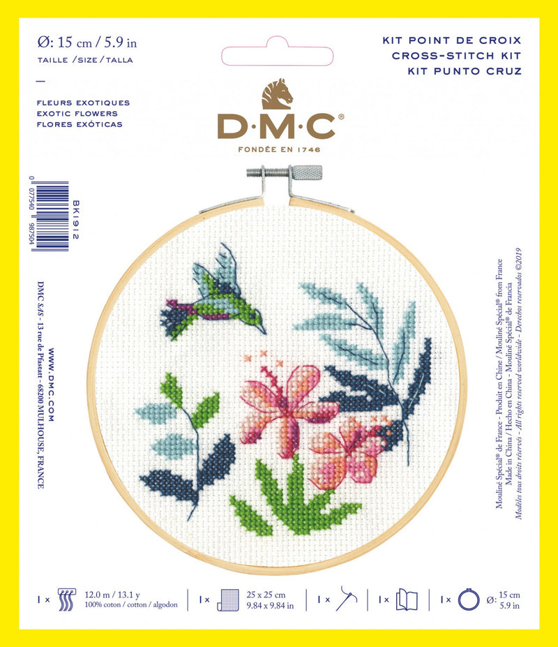 Cross Stitch Kit - Exotic Flowers - Cover
