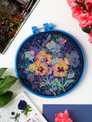 Cross Stitch Kit - Watercolor Viola