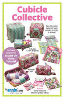 Cubicle Collective bag pattern front cover showing various bags.