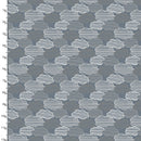 Cuddle Cubs Flannel 22190-BLU-FLN-D Packed Clouds by Josh Rey for 3 Wishes Fabric