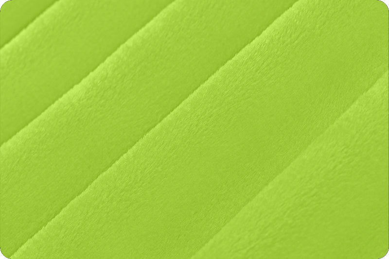 Cuddle Minky 3 Solids Dark Lime 90" c390darklime by Shannon Fabrics