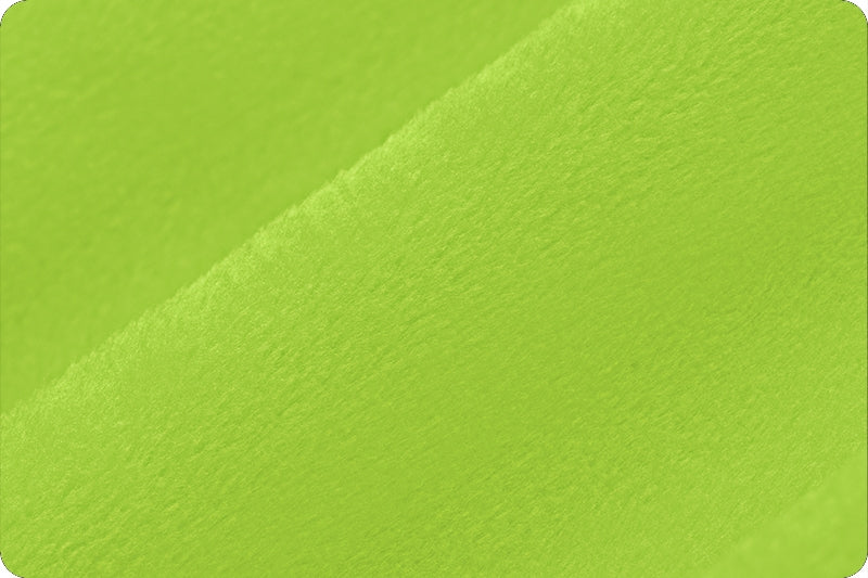 Cuddle Minky 3 Solids Dark Lime 90" c390darklime by Shannon Fabrics