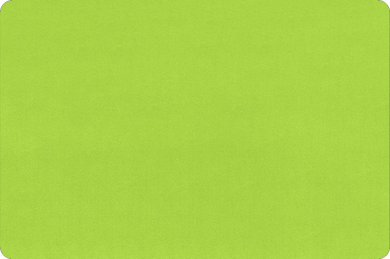 Cuddle Minky 3 Solids Dark Lime 90" c390darklime by Shannon Fabrics