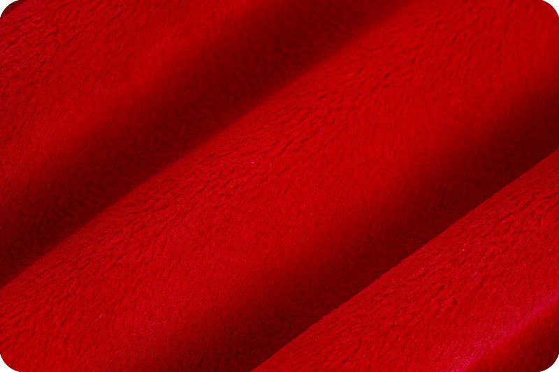 Cuddle Minky 3 Solids Scarlet 90" c390scarlet by Shannon Fabrics