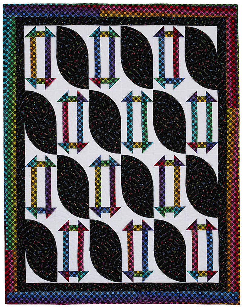 Curve Appeal with 3-Yard Quilts Book Mac Cox Fabric Cafe Close Up Picture FC032443