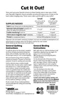 Cut It Out! Pattern ByAnnie Back Cover PBA308