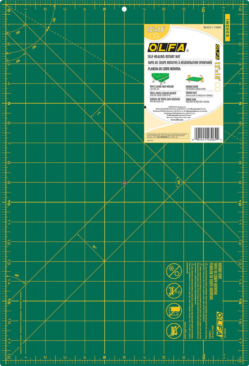 Cutting Mat with Grid 12in x 18in RM-CG