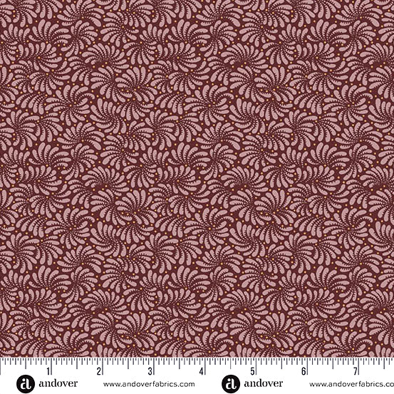 Dahlia A-1378-P Clemantis Sagebrush by Edyta Sitar for Andover Fabrics