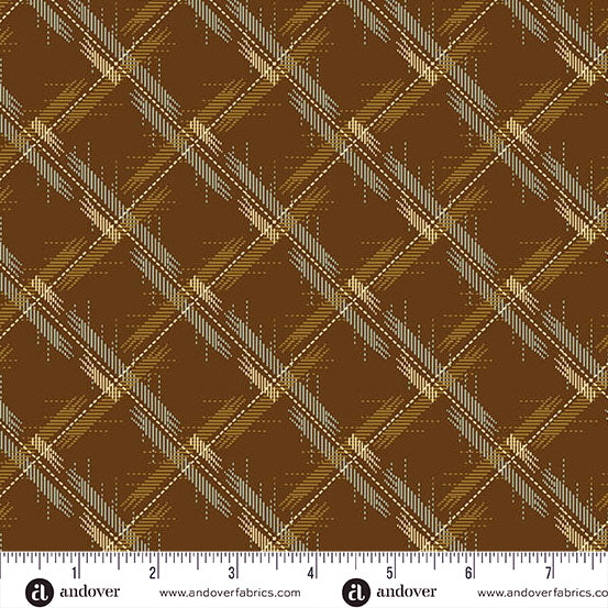 Dahlia A-1380-N Acorn Bear Grass - Fat Quarter