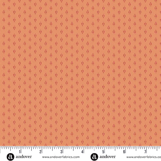 Dahlia A-1387-O Sherbet Hollyhock by Edyta Sitar for Andover Fabrics