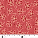 Dahlia A-1388-E Cardinal Dianthus by Edyta Sitar for Andover Fabrics