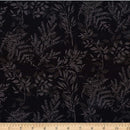 Dandelions at Dusk Batik X2627-494 Raven by Hoffman Fabrics