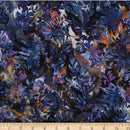 Dandelions at Dusk Batik X2627-658 Electric Purple by Hoffman Fabrics