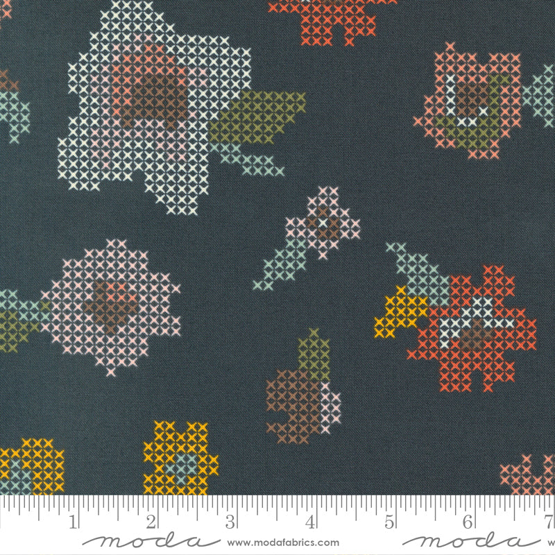 Dawn on the Prairie 45571-19 Charcoal Night by Fancy That Design House for Moda
