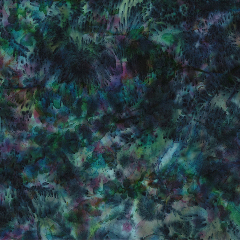 Deep Blue Sea Batik 844-73 Ocean by Hoffman Fabrics.