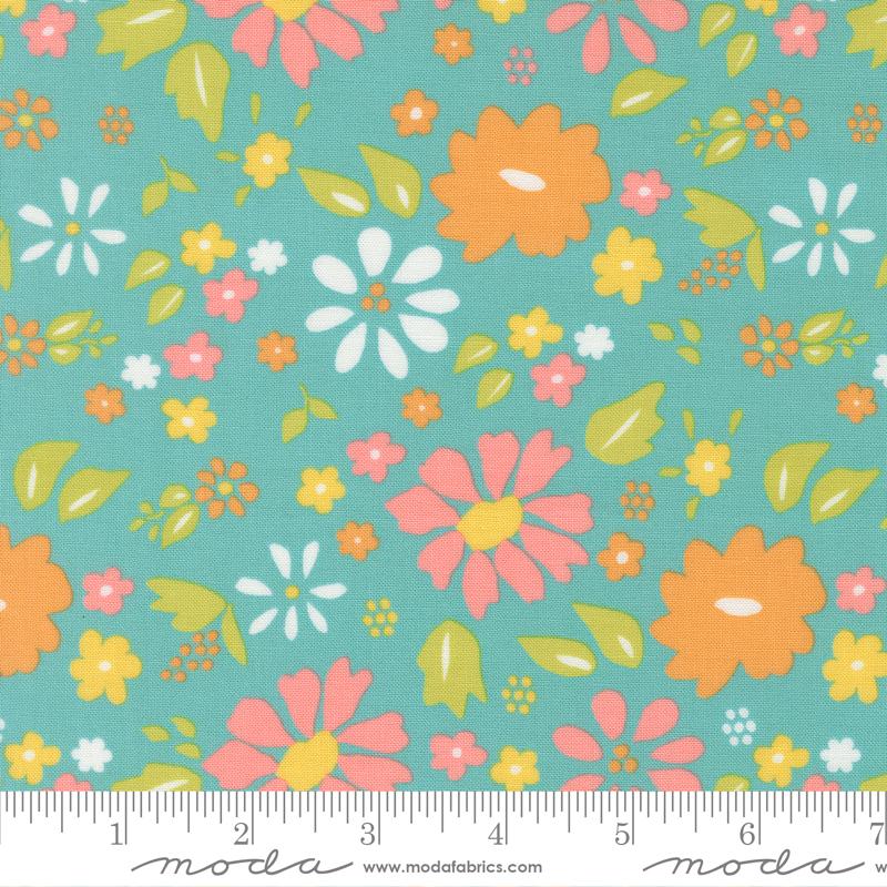 Delightfully Yours 37700-18 Poolside by Sherri & Chelsi for Moda.
