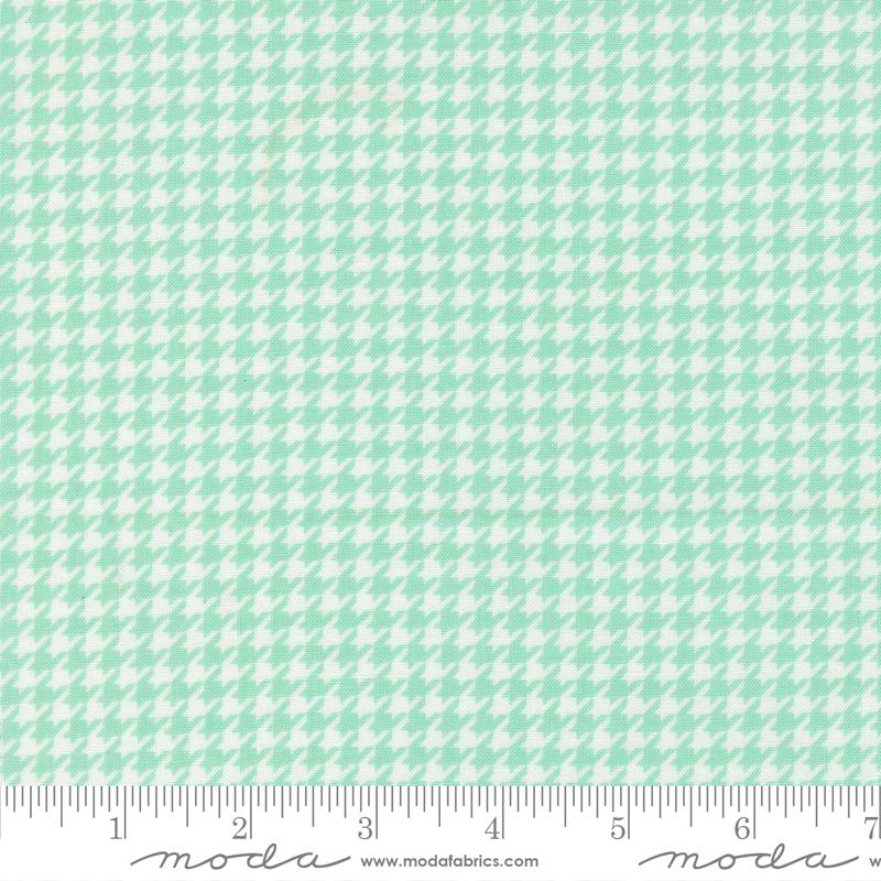 Delightfully Yours 37702-17 Aqua by Sherri & Chelsi for Moda.