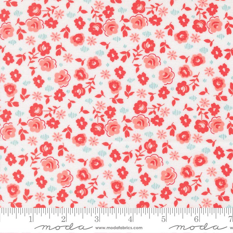 Delightfully Yours 37706-21 Cloud Gerani  by Sherri & Chelsi for Moda.
