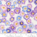 Delphinium 24650-11 Snowdrop Auricula by Janet Clare for Moda