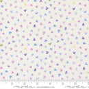 Delphinium 24653-11 Snowdrop Light Hearts by Janet Clare for Moda