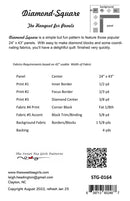 Diamond-Square The Hangout for Panels back cover of pattern