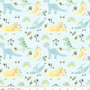 Dinosaurs Flannel F14696-SKY by RBD Designers for Riley Blake Designs