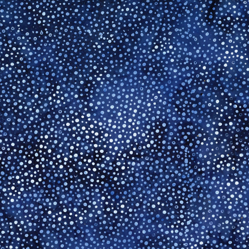 Dot Batik 885-682 Deep Blue by Hoffman Fabrics