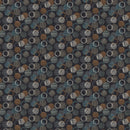 Dots & Dashes Flannel F27282-99 Black Circle & Dots by Northcott Studio for Northcott