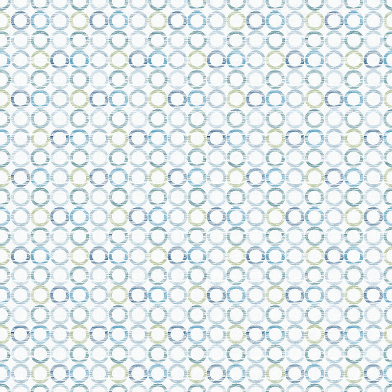 Dots & Dashes Flannel F27283-11 Off White Circles by Northcott Studio for Northcott