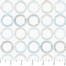 Dots & Dashes Flannel F27283-90 Pale Gray Circles by Northcott Studio for Northcott