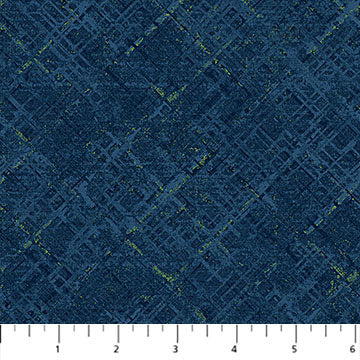 Dots & Dashes Flannel F27284-49 Navy Texture by Northcott Studio for Northcott