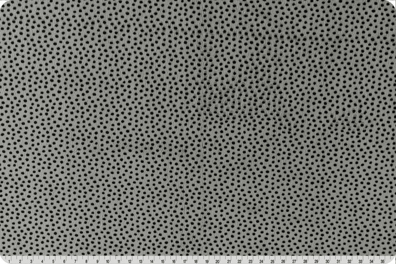 Dottie Cuddle Minky Charcoal 90" cp90dottiecharcoal by Shannon Fabrics