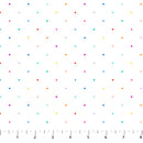 Dovetail 92026-10 Ditsy Dots White Multi by Ghazal Razavi for FIGO Fabrics