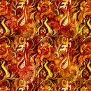 Dragon Fyre 29931-O Flames by Morris Creative Group for Quilting Treasures