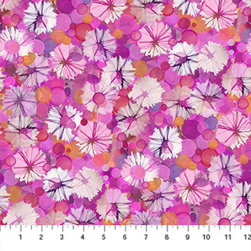 Dragonfly Dreams DP24829-28 Pink Multi All Over Floral by Deborah Edwards for Northcott