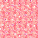 Dragonfly Dreams DP24830-51 Peach Multi Floral and Dragonfly by Deborah Edwards for Northcott