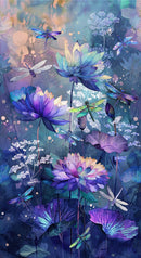 Dragonfly Mist Panel PANEL-CD3891 MULTI Panel by Timeless Treasures
