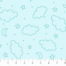Dreamtime Minky MK10386-60 Aqua Dreamtime by Patrick Lose Fabrics