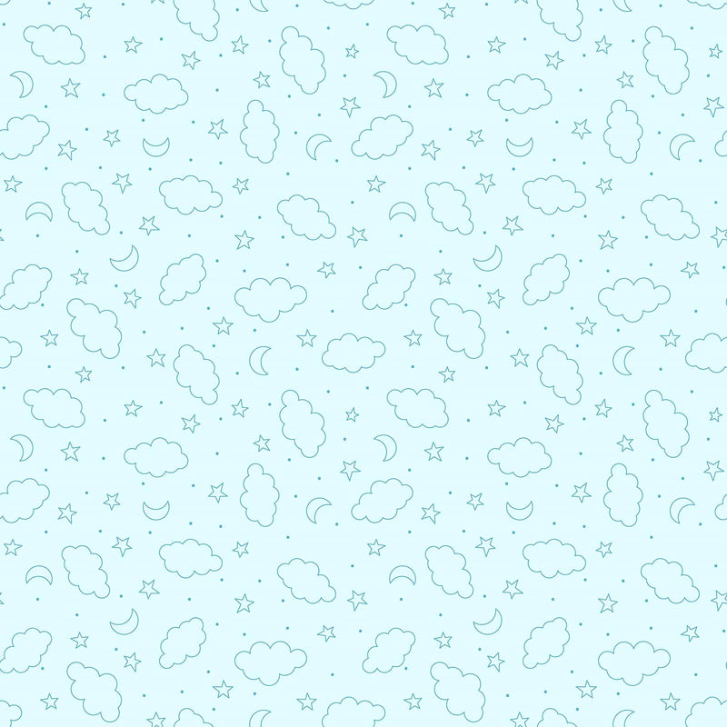 Dreamtime Minky MK10386-60 Aqua Dreamtime by Patrick Lose Fabrics