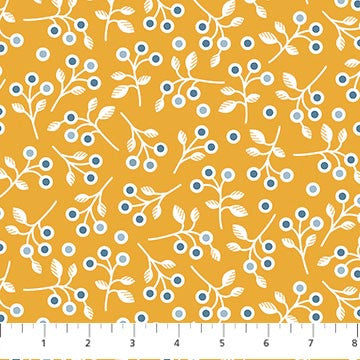 Early Autumn 10443-58 Golden Blueberries by Patrick Lose Fabrics