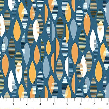 Early Autumn 10444-44 Brisk Falling Leaves by Patrick Lose Fabrics