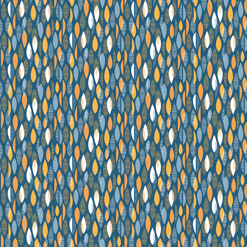 Early Autumn 10444-44 Brisk Falling Leaves by Patrick Lose Fabrics