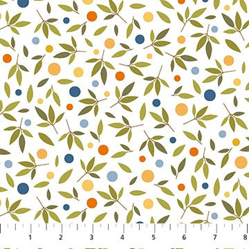 Early Autumn 10448-10 Multi Tossed Twigs by Patrick Lose Fabrics